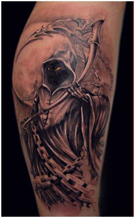 Grim reaper tattoo designs - Ever heard of the grim reaper tattoo? It’s one tattoo that stands out as a striking and thought-provoking choice for anyone who wears them. The tat features the …